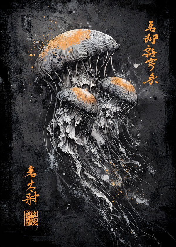 Japanese Jellyfish Art