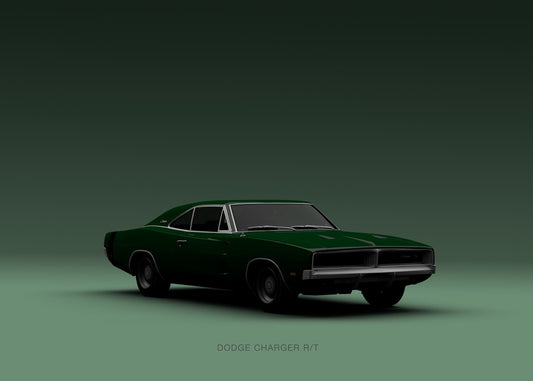 Dodge Charger RT 1969 - Green 