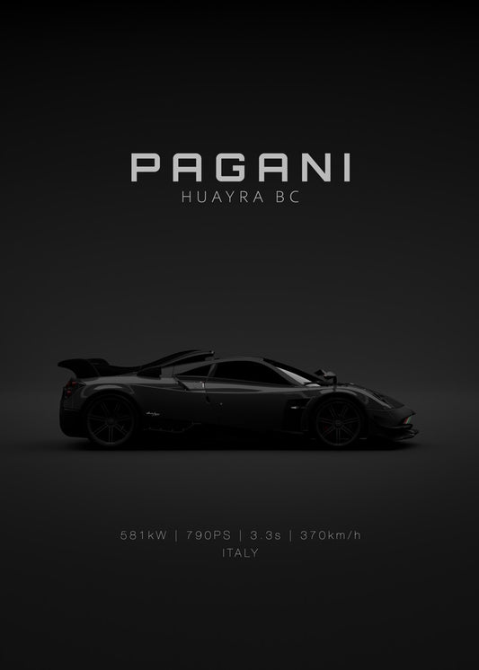 Pagani Huayra BC - Black Specs