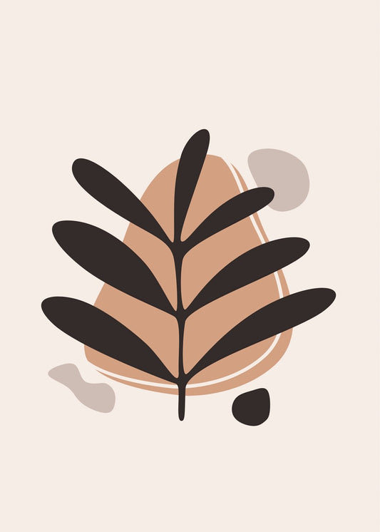 Abstract Botanical Leaf 