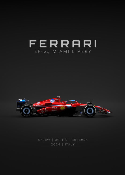 Ferrari SF-24 Miami 2024