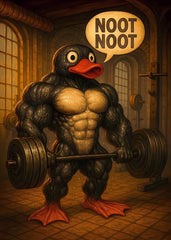 Pumping Pingu Gym Art