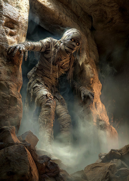 Mummy Emerges From Crypt
