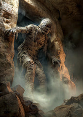 Mummy Emerges From Crypt