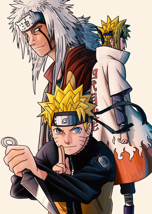 Naruto Minato Jiraiya