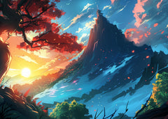 Fantasy Mountain view