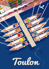 Toulon Marina Scene