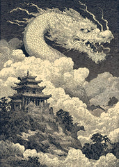 Dragon Above the Temple