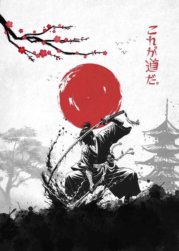 Water samurai warrior