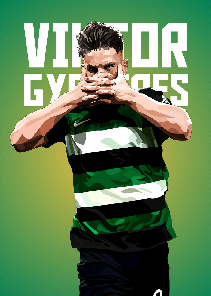 Viktor Gyokeres Vector Art