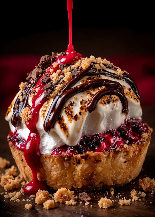 Berry Drizzle Tart Delight
