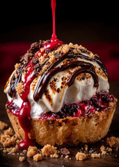 Berry Drizzle Tart Delight