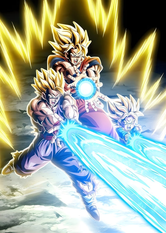 The Father-Son Kamehameha, Dragon ball