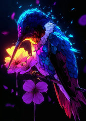 Fluorescent Hummingbird