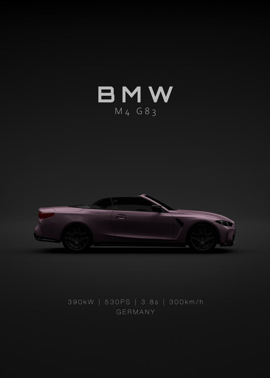 BMW M4 G83 2025 Velvet Specs
