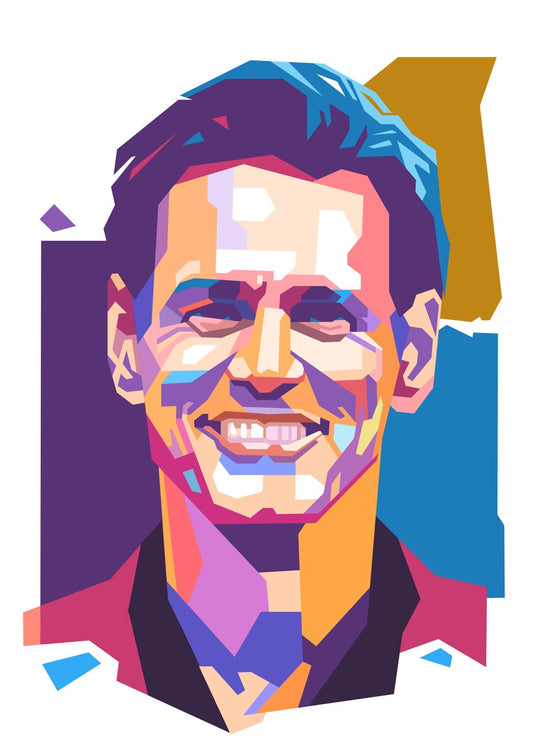 Jim Carrey pop art portrait