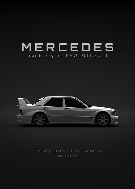  Mercedes 190E EVO II - White
