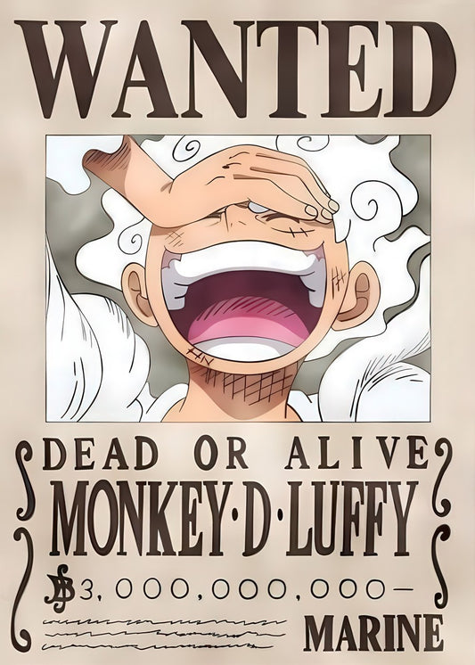 monkey d luffy wanted