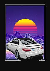 Mercedes Benz E63 Synthwave
