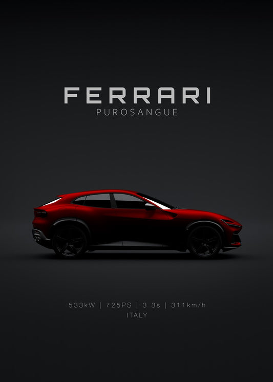 Ferrari Purosangue 2022 Red