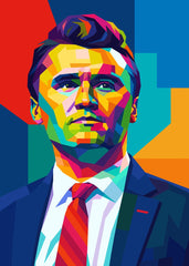 WPAP Charlie Kirk Modern Art