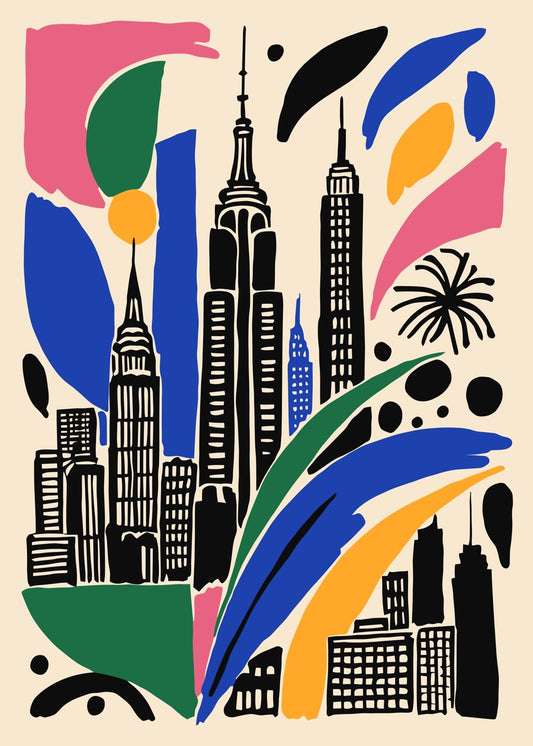 Vibrant Cityscape New York