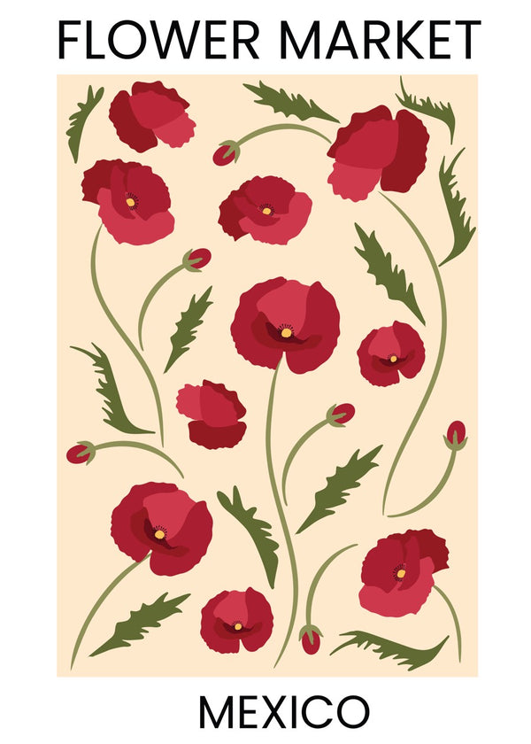 Mexican Poppy Poster