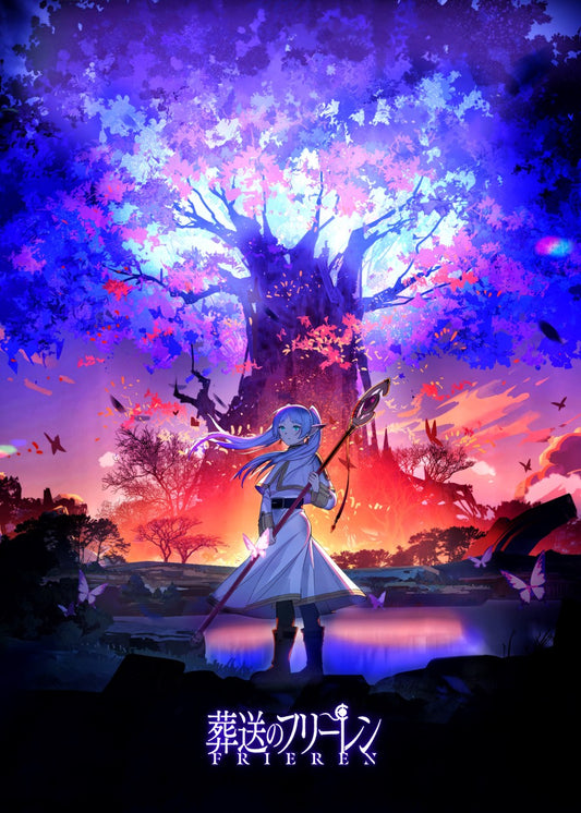 Frieren purple tree