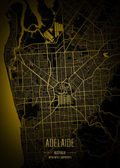 Adelaide Lights City Map