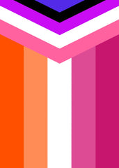 Lesbian Pride Flag Labrys