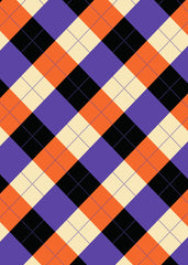 Halloween Argyle Plaid