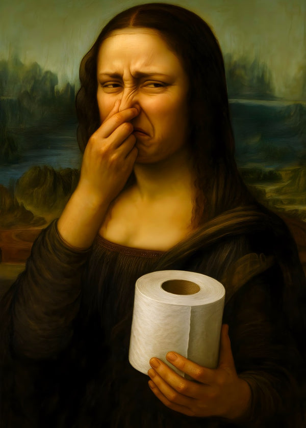 Mona Lisa Toilet Roll