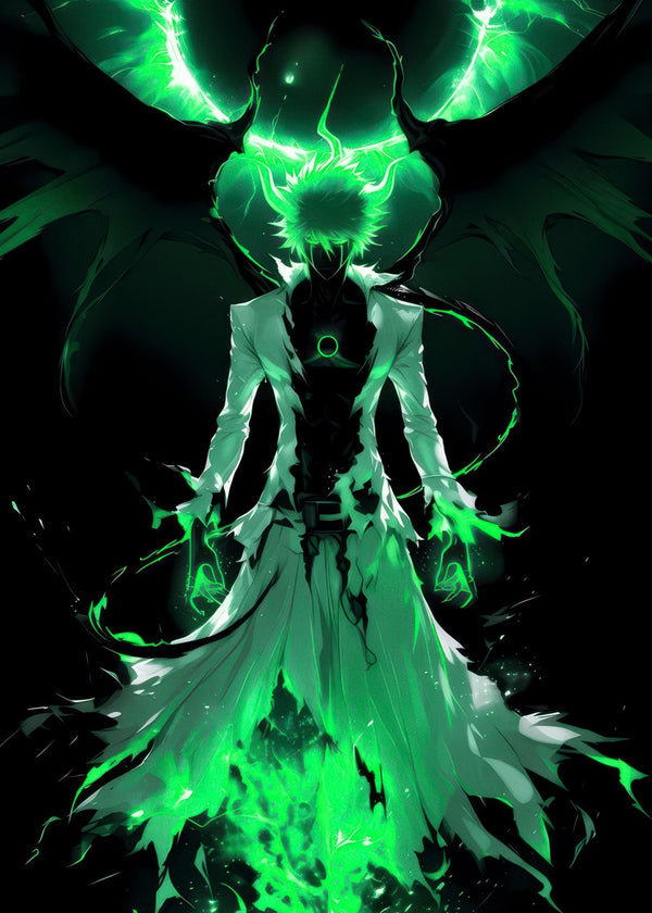 Green-Haired Anime Character w