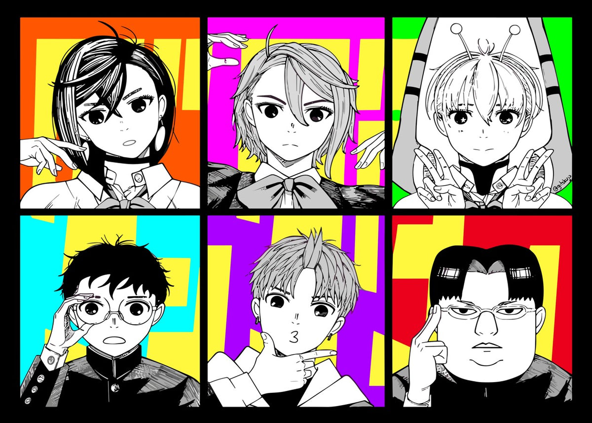 Dandadan Six Anime Characters