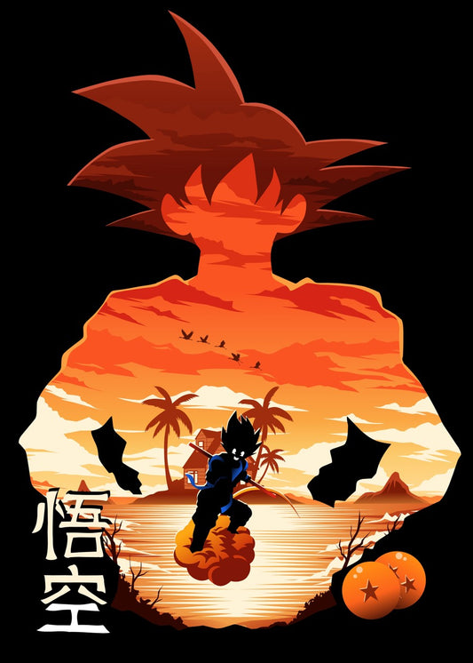 goku Dragonball silhouette
