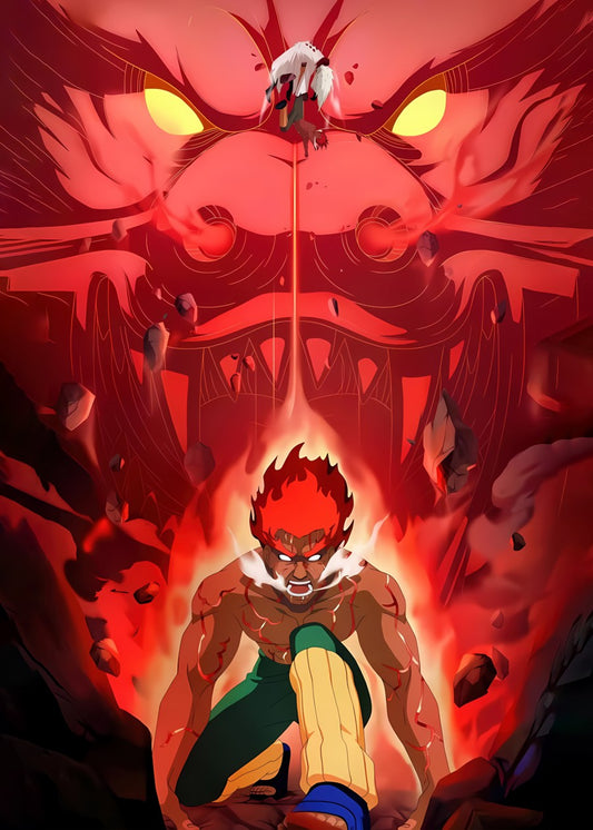 Might Guy Eight Gates Form, Naruto