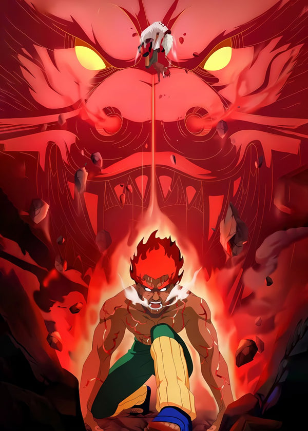 Might Guy Eight Gates Form, Naruto