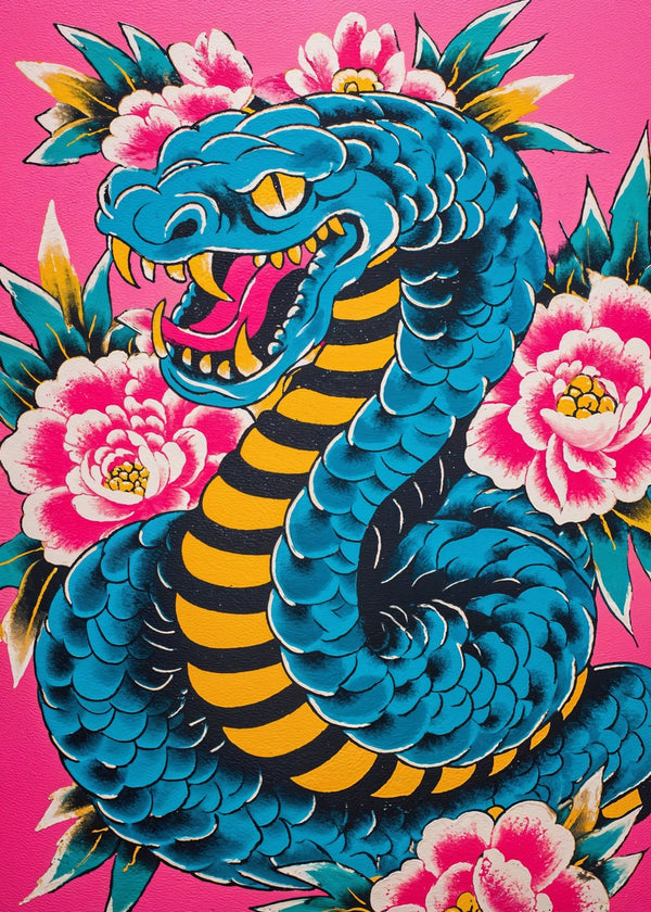 Electric Snake Poster