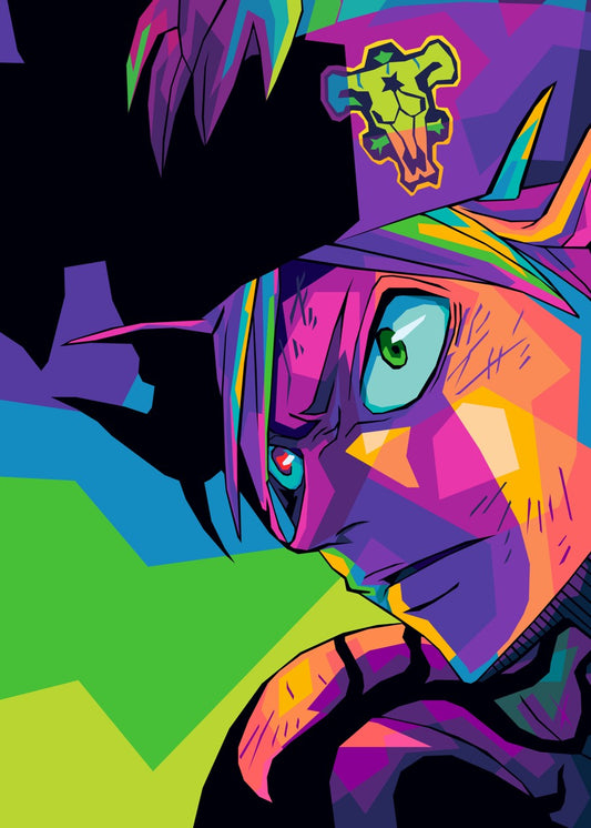 Black Clover Asta Pop Art
