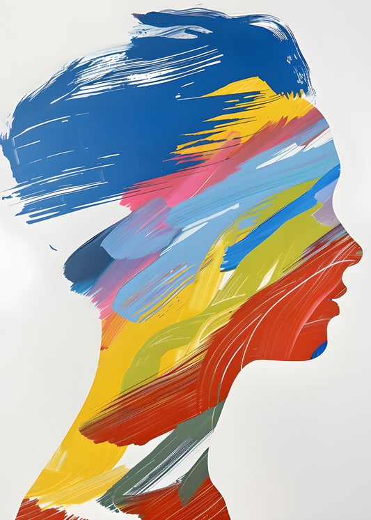 Vibrant Mind Colorful Brush