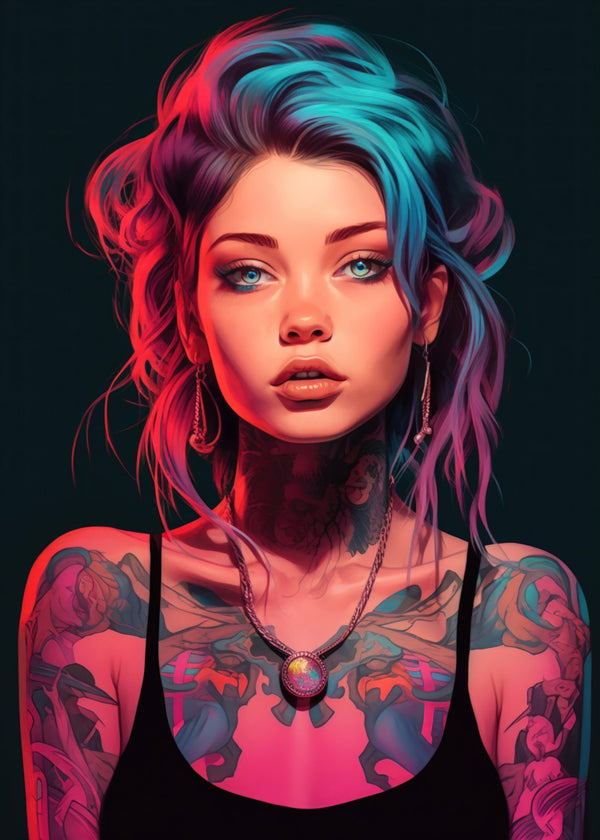 Cute Tattoo Girl