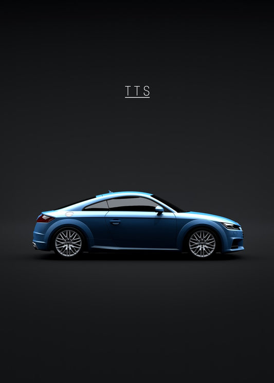 Audi TTs 2015 Blue