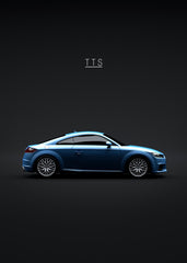 Audi TTs 2015 Blue