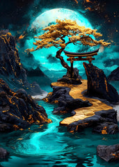 Torii Gate Pathway to the Moon