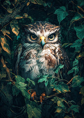 Forest Owl Illustration