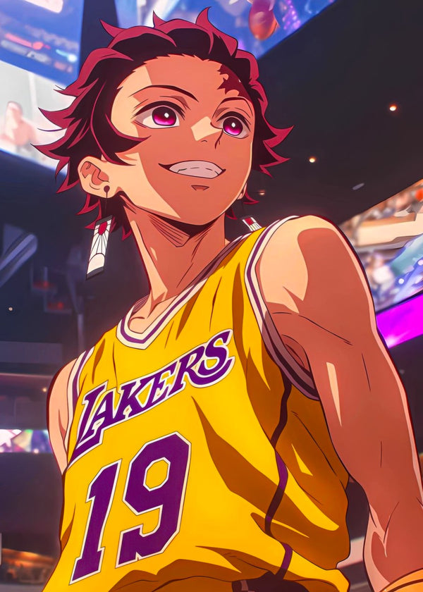 Tanjiro Lakers Crossover