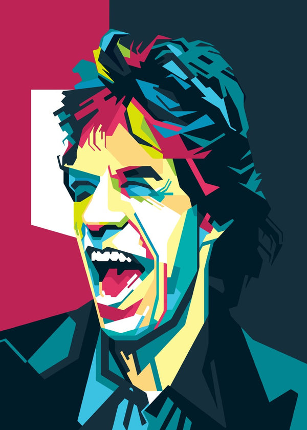 Mick Jagger Classic Icon Modern Pop Art