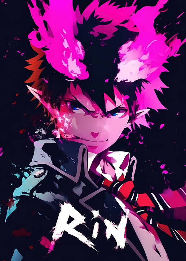 Rin Okumura Demon Flames