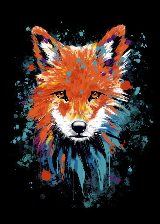 Watercolor Fox