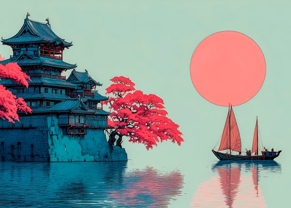 Japan Shrine Temple Art